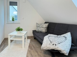 Schlafcouch im OG