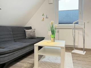 Schlafcouch im DG