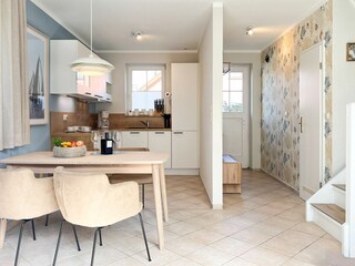 Küche und Essbereich