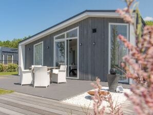 Chalet with decorative fireplace on a holiday park - Wemeldinge - image1