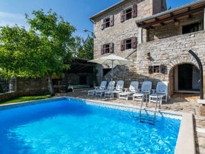 Villa Rústica Marija con vista panorámica en Zrenj - Oprtalj - image1