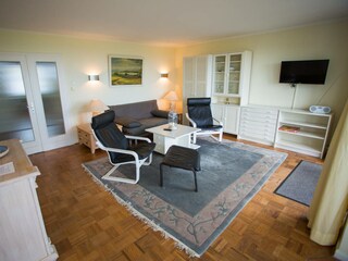 Living room with television