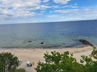 View from the cliffs overlooking the Baltic Sea
