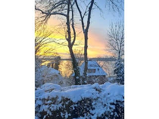 View across the lake