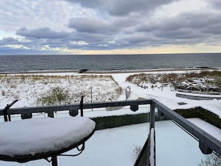 A great view from apartment 4, even in winter