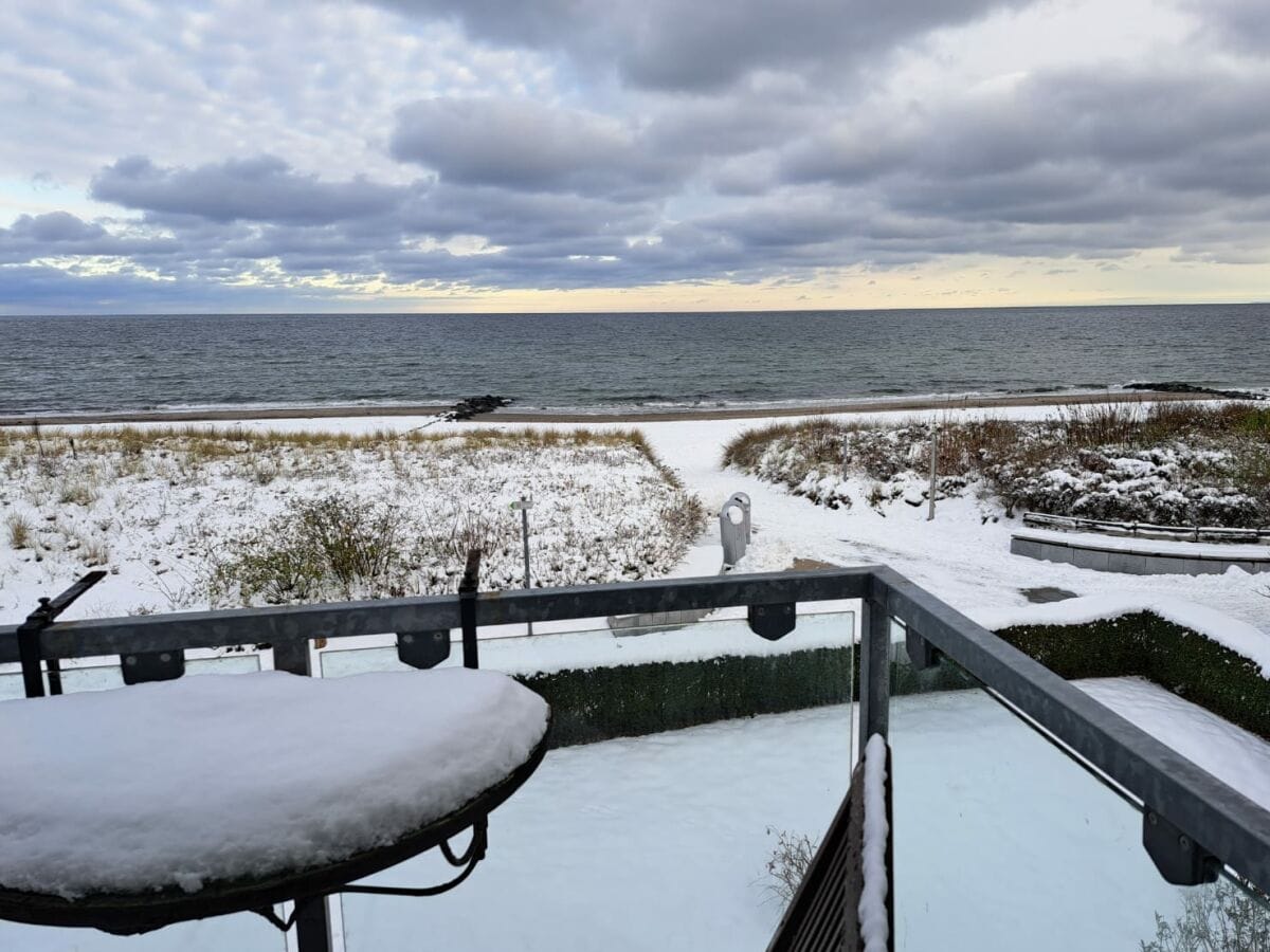 Auch im Winter ein toller Ausblick von Wohnung 4