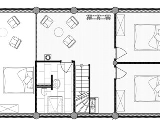 Casa de vacaciones Muldestausee Plano de planta 12