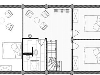 Vakantiehuis Muldestausee Grondplan 12