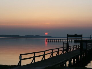 Sonnenuntergang in Wackerballig