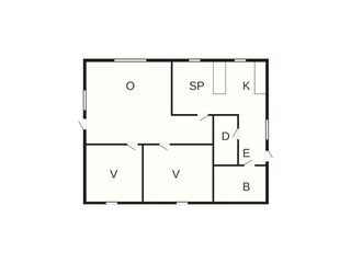 Casa de vacaciones Uddevalla Plano de planta 17