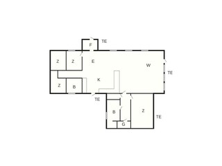 Vakantiehuis Blokhus Grondplan 35