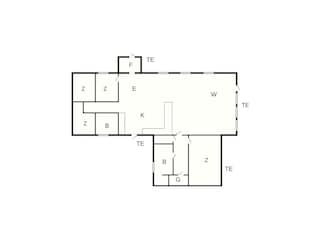 Vakantiehuis Blokhus Grondplan 36