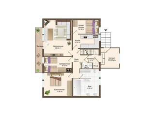 Ferienwohnung Deutschland Grundriss 41