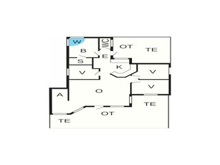 Casa de vacaciones Marielyst Plano de planta 3
