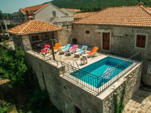 Rustic Villa Petrosa with pool near Dubrovnik - Gruda - image1