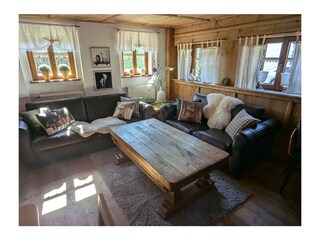 Wohnzimmer in der untere Wohnung