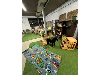Freizeitraum mit Spielecke