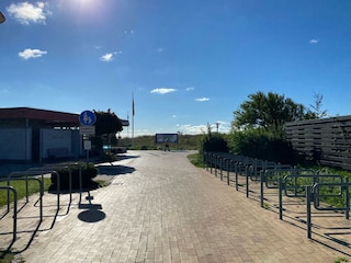 Fahrradstellplätze in der Nähe der Unterkunft
