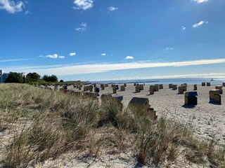 Der Strand ist fußläufig erreichbar