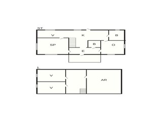 Vakantiehuis Backaryd Grondplan 9