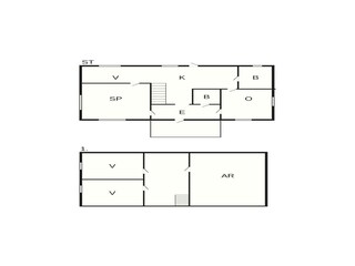 Vakantiehuis Backaryd Grondplan 25