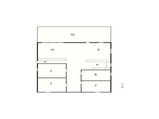 Vakantiehuis Marielyst Grondplan 56