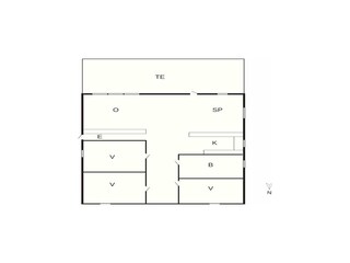 Vakantiehuis Marielyst Grondplan 55