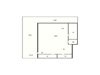 Casa de vacaciones Ertebølle Plano de planta 40