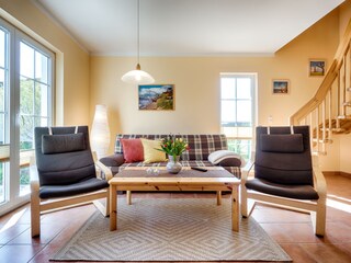 gemütliche Sitzecke, Terrassentür