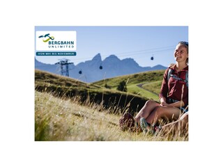 Bergbahnen unlimited von Mai bis Anfang November