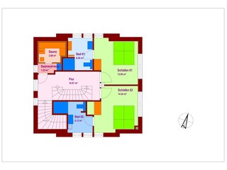 Casa de vacaciones Dranske Plano de planta 34