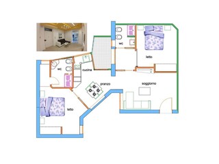 Apartamento Palermo Plano de planta 36