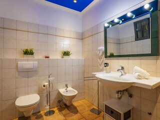 Badezimmer mit Dusche und Bidet