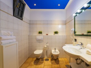 Badezimmer mit Dusche und Bidet