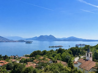 ... atemberaubender Sicht auf den See und die Borromäischen Inseln