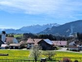 Alpenblick aus dem Wohnzimmer