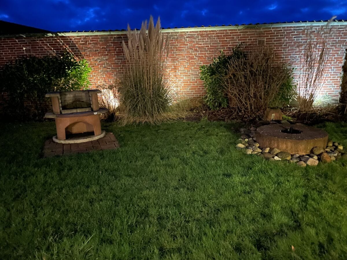 Garten bei Nacht