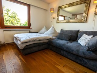 Sofalandschaft als Schlafsofa 1,40 m breit