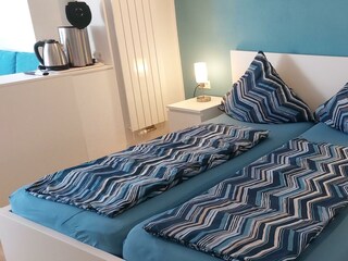 Schlafbereich Appartement Elbling