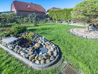 ...und in den Garten