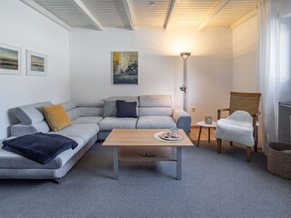 Wohnzimmer mit Schlafcouch