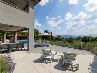 Villa Petra mit beheiztem Pool und Meerblick