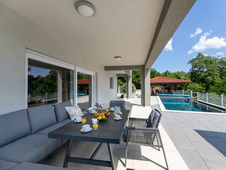 Villa Petra mit beheiztem Pool und Meerblick