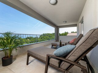 Villa Petra mit beheiztem Pool und Meerblick