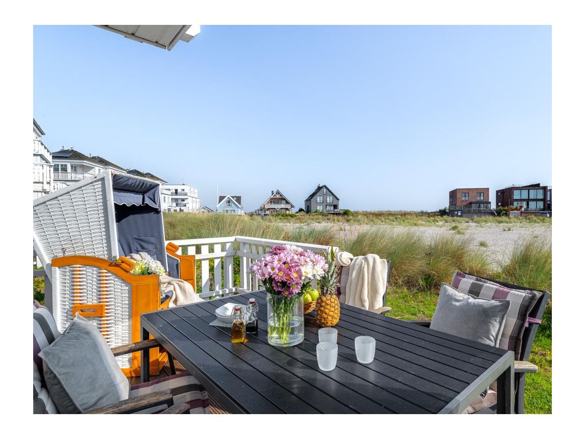 Witt Hus 1 - Terrasse direkt am Strand