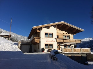 Unser Ferienhaus im Winter