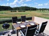 Balkon mit Blick auf den Golfplatz