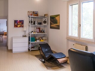 Part of the large studio space