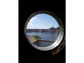 Durchblick auf Kappelns Skyline
