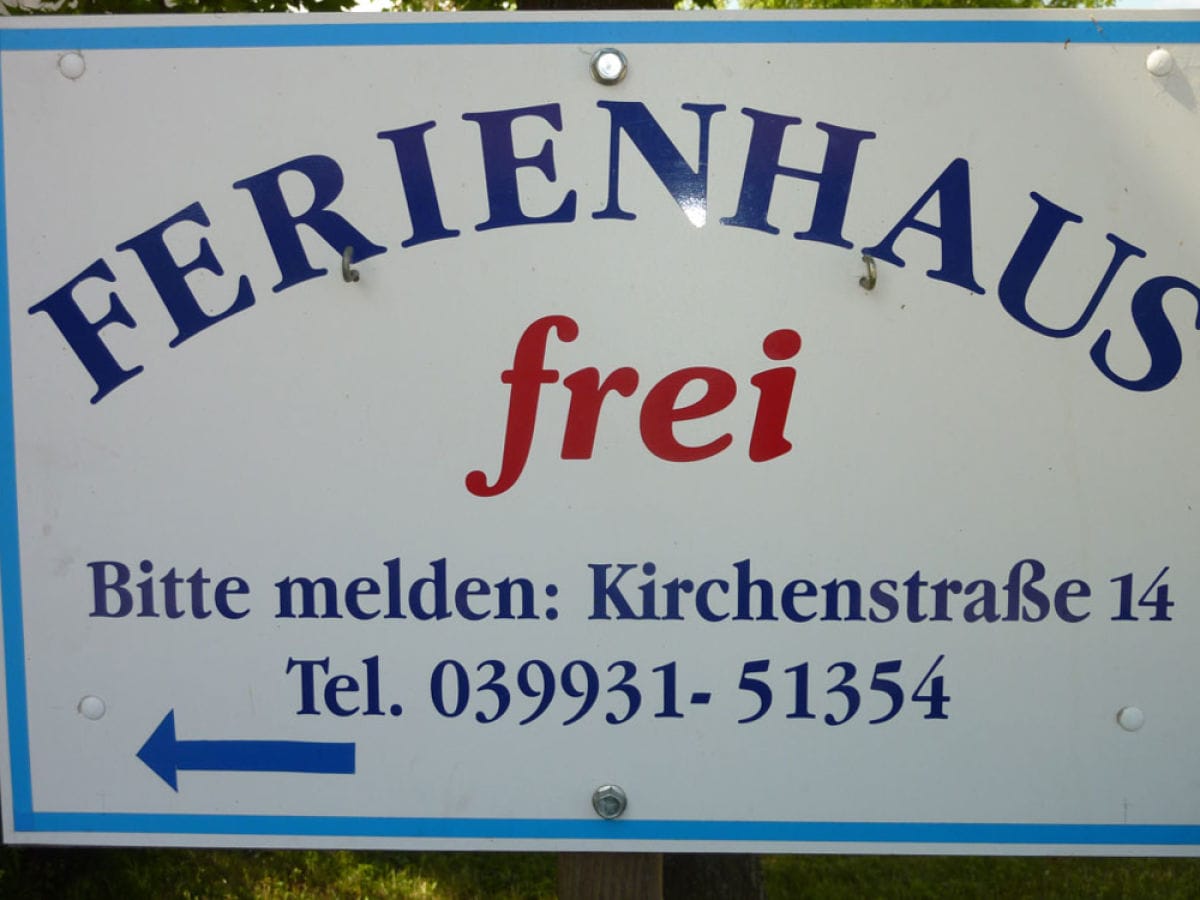 Ferienhausschild